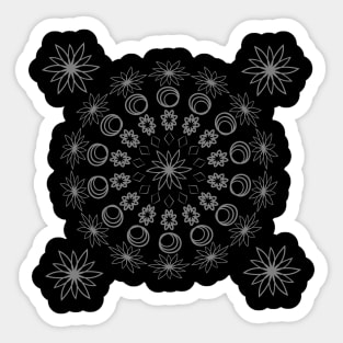 Floral mandala Sticker